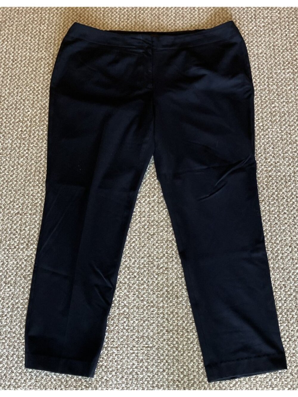 Talbots Stretch Black Straight Leg Dress Pants